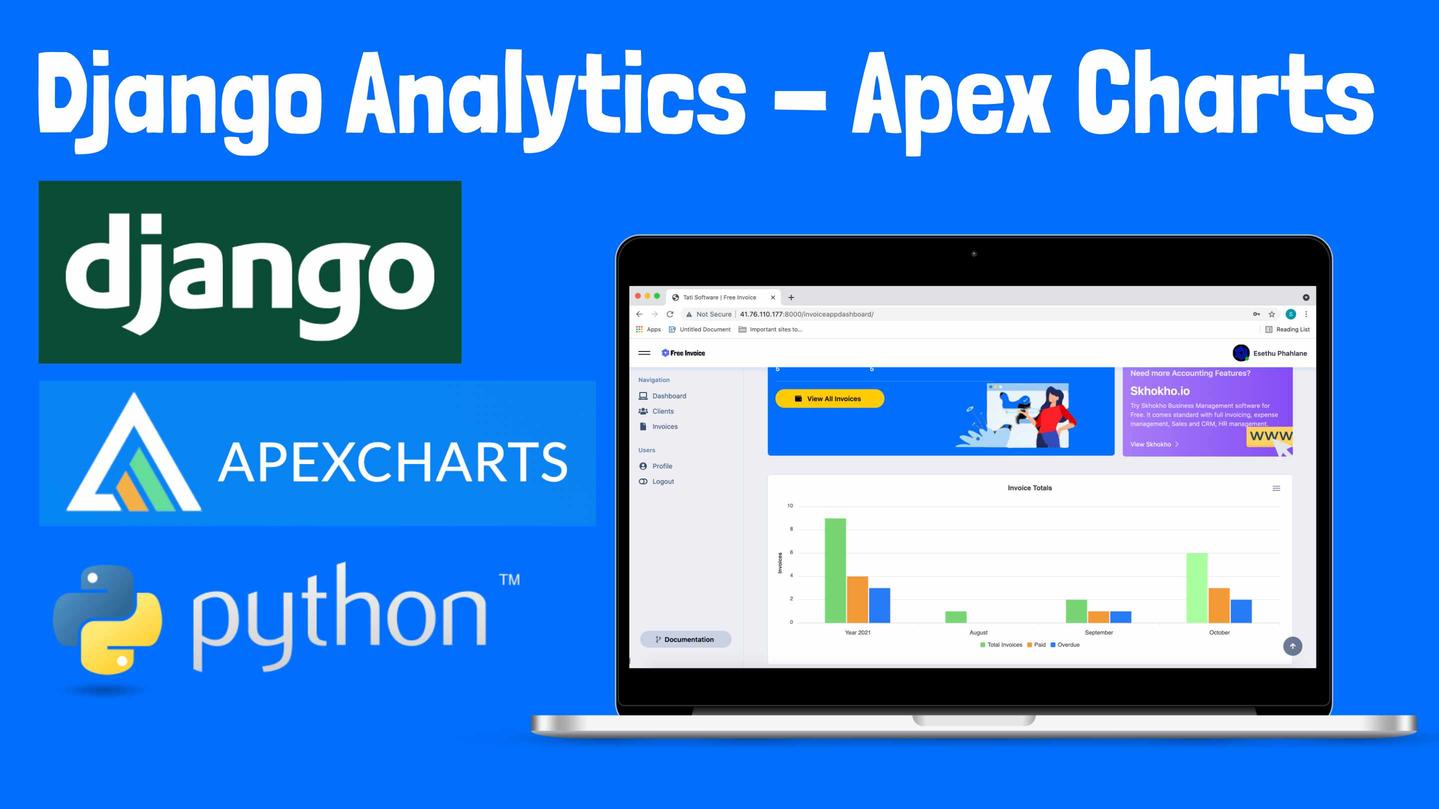 Create Charts in Django App - Apexcharts JS