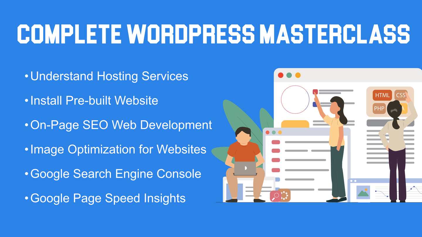 Wordpress Masterclass Full Course With On-Page SEO